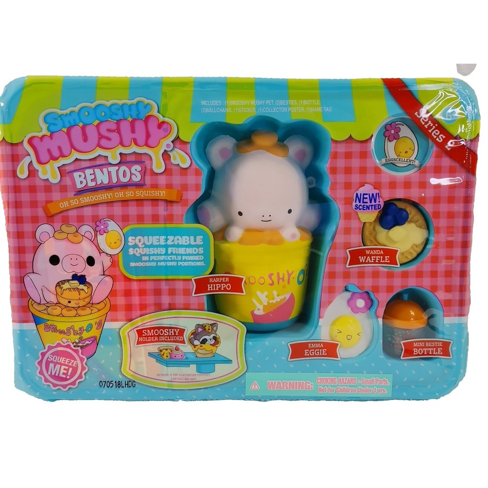 Smooshy Mushy Bentos Harper Hippo Wanda Waffle Emma Eggie Series 2 Scented